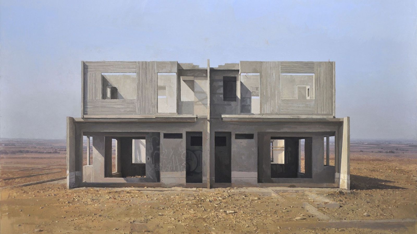 La obra de Jorge Gallego merecedora del segundo premio. a