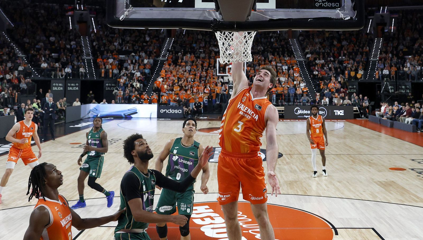 El Valencia Basket-Unicaja, en fotos
