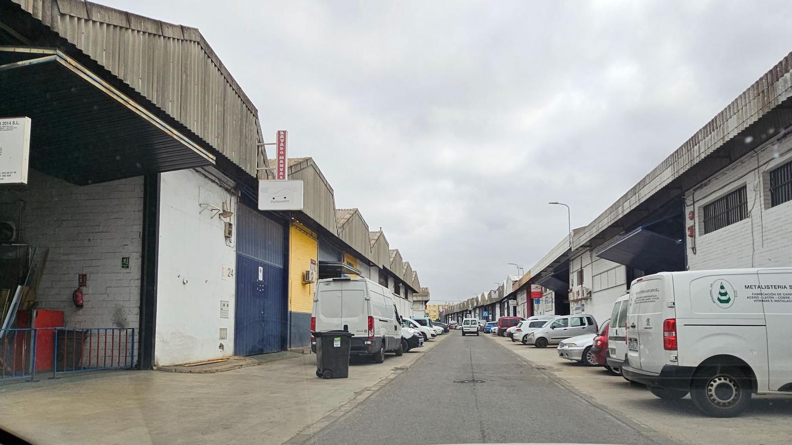 Otra vista de la limpieza de Navisa.