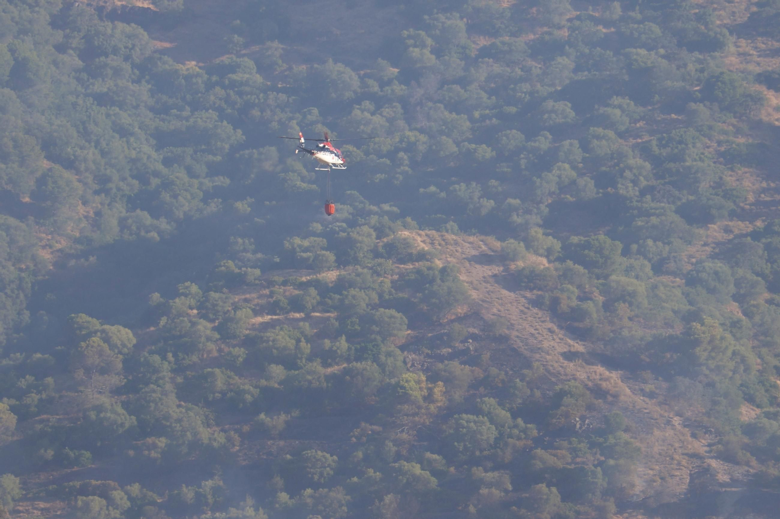 Las imágenes del incendio forestal de la Sierra de Córdoba