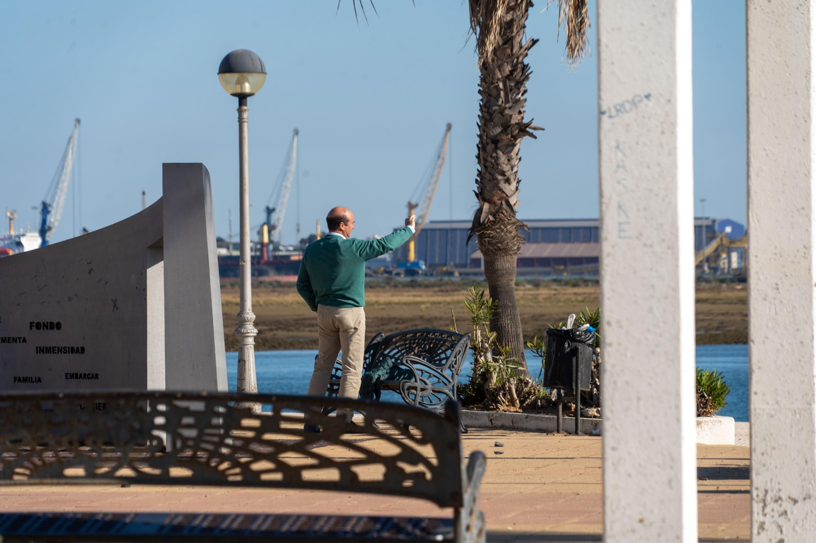 Imágenes de ambiente de Punta Umbría el 1 de enero