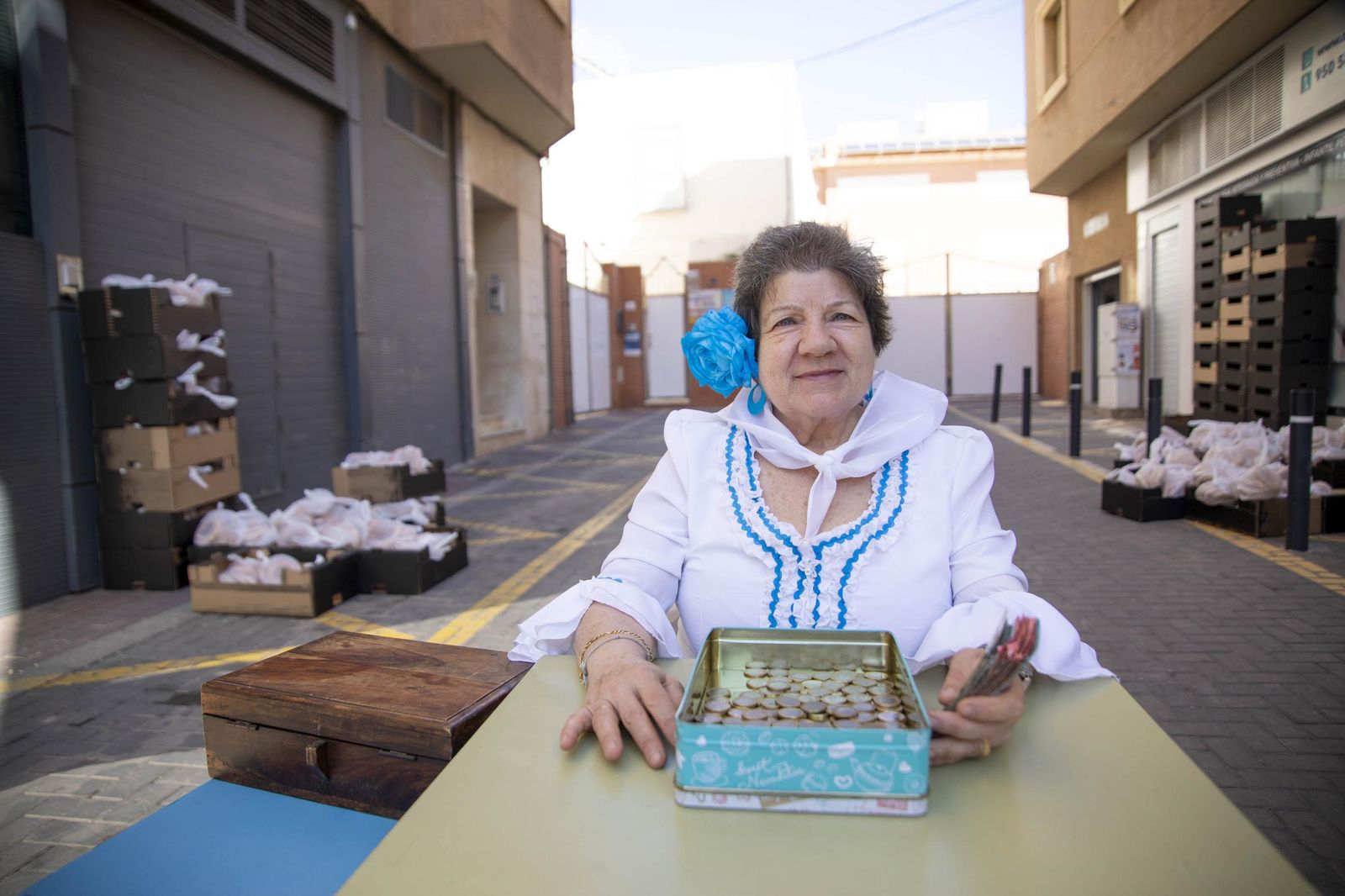 Las imágnes de la misa y procesión en honor a San Marcos en El Ejido