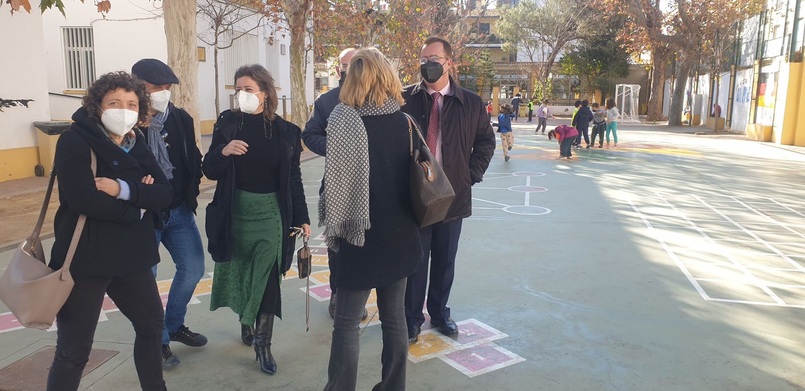 Las nuevas pistas del CEIP Huerta de Santa Marina.