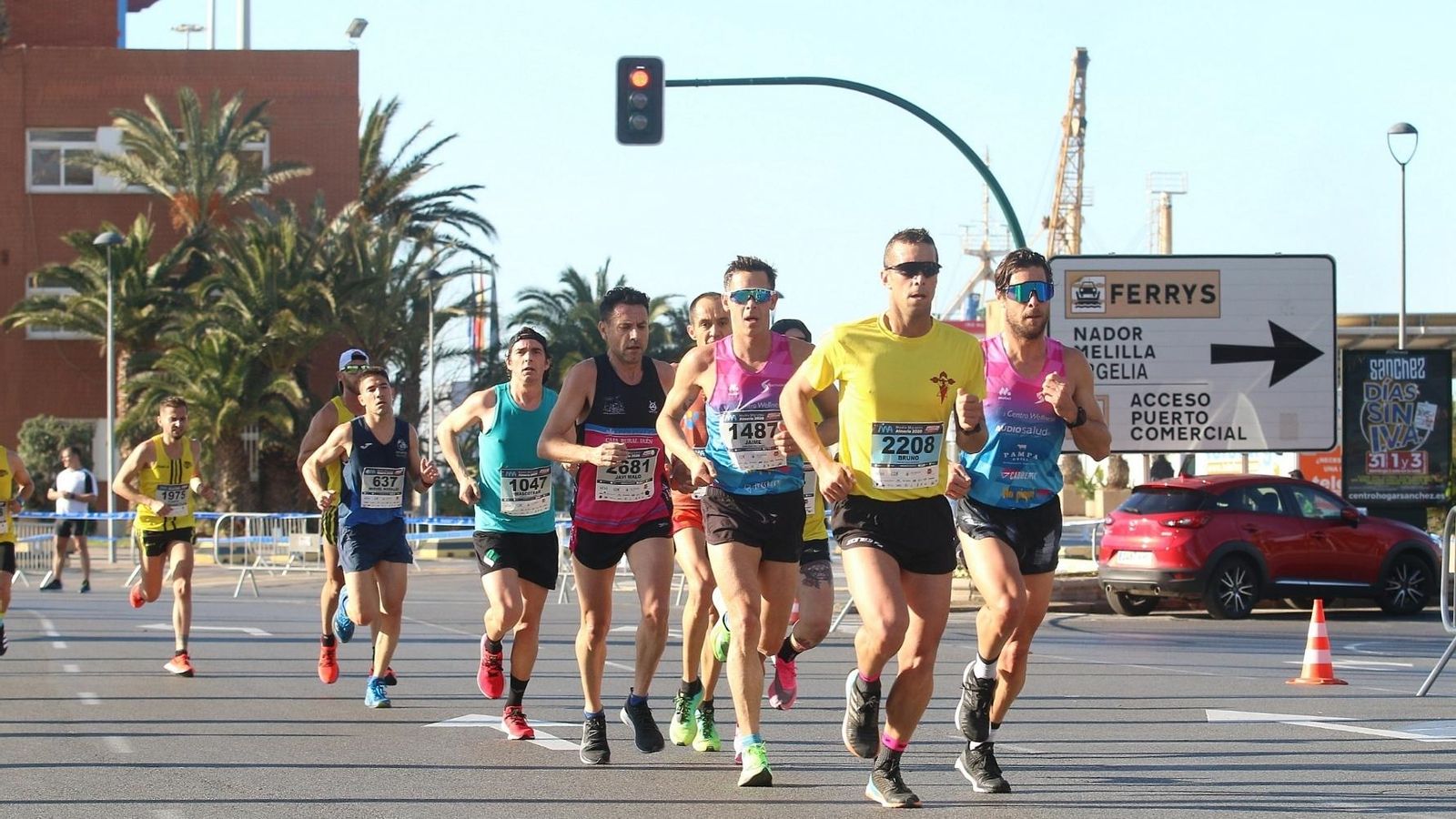 Comienzo de la subida de la Rambla.