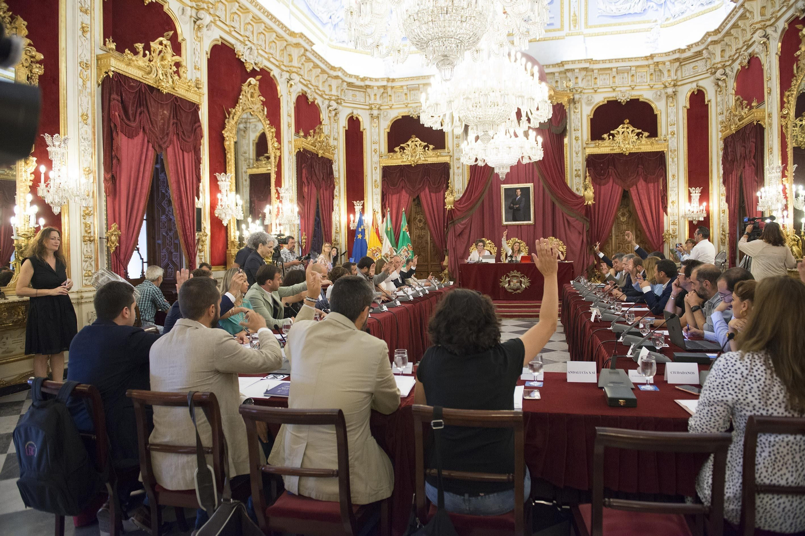 Una imagen de un pleno de Diputación.