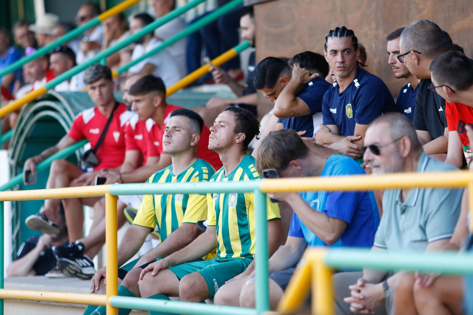 Las fotos del triangular en el estadio Carlos Piña de Los Barrios con el Algeciras CF y el Ceuta B