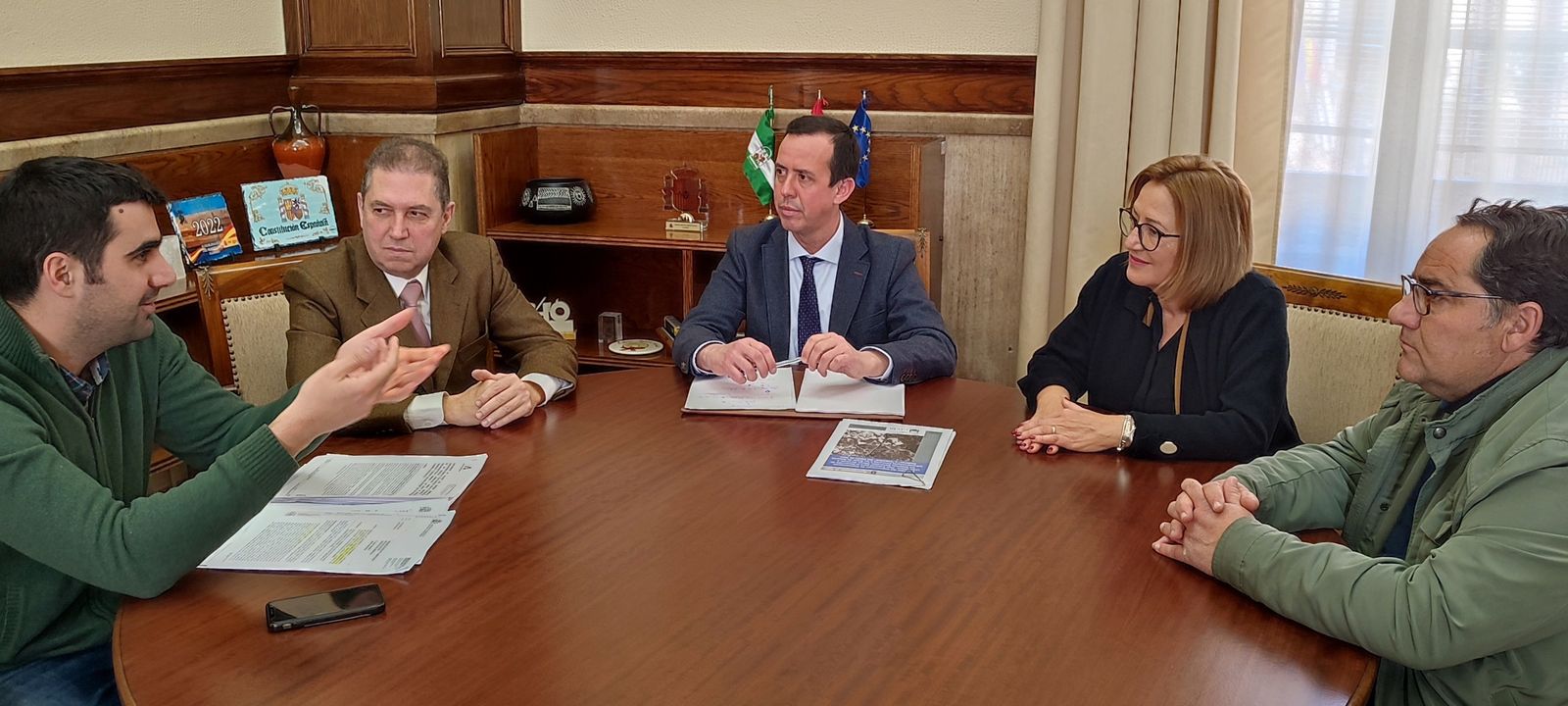 Última reunión del Subdelegado del Gobierno, alcaldesa de Níjar y Dirección Provincial de Carreteras