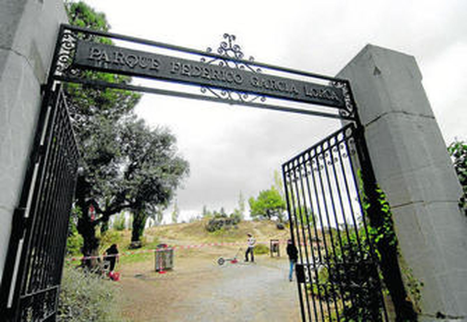 La búsqueda se centró en el Parque Federico García Lorca de Alfacar.