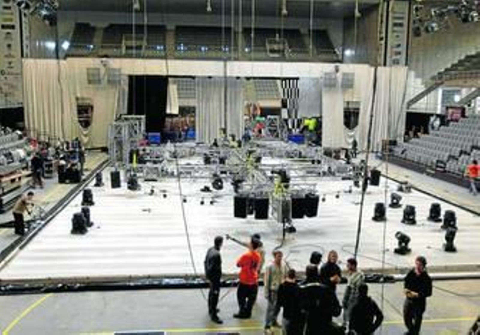 Si finalmente la Universiada de Invierno de Granada acoge las pruebas de hielo, el Palacio de los Deportes lucirá una estampa similar a esta.