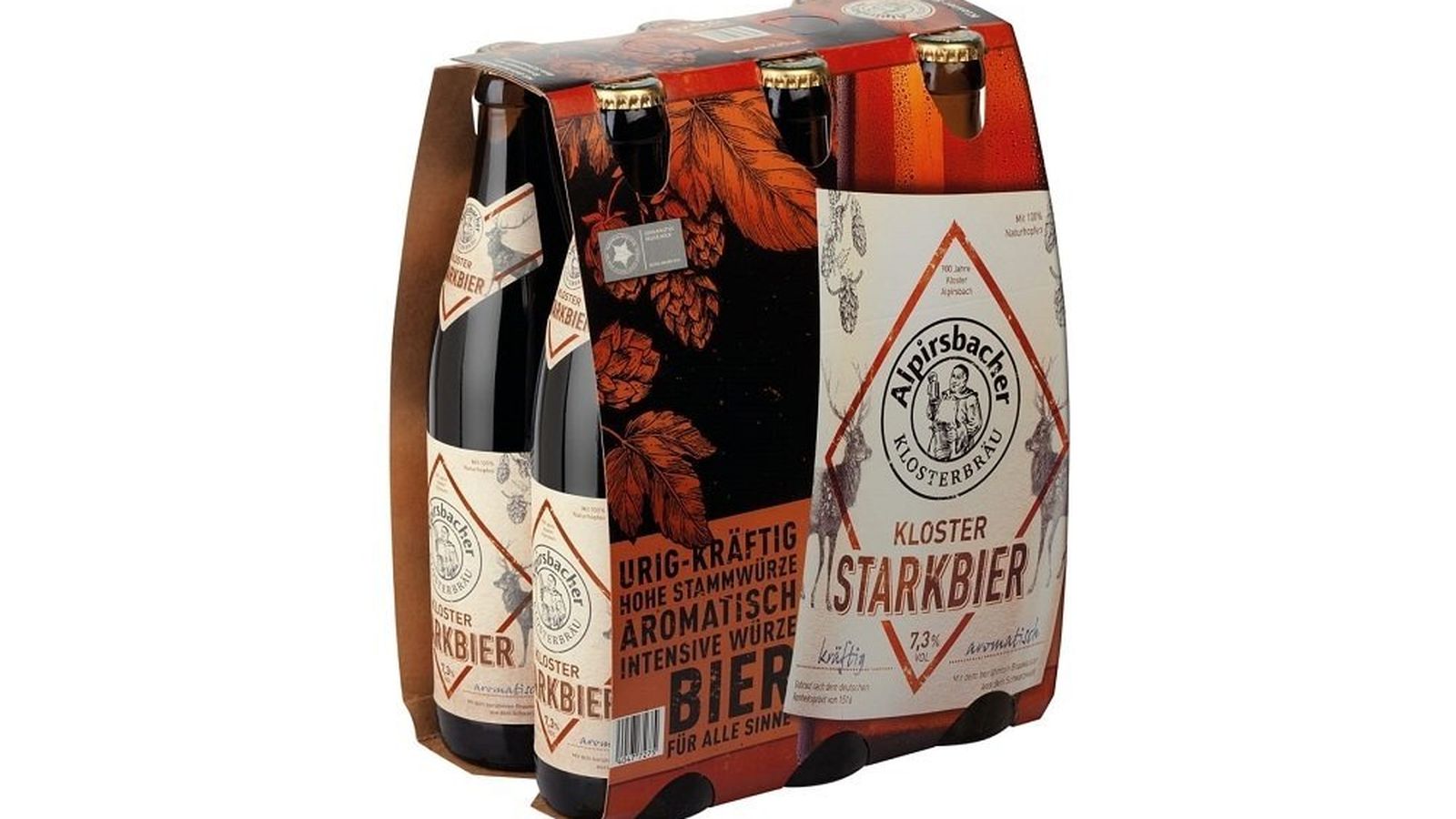 Cerveza Alpirsbacher Kloster Starkbier./ BONVIVEUR