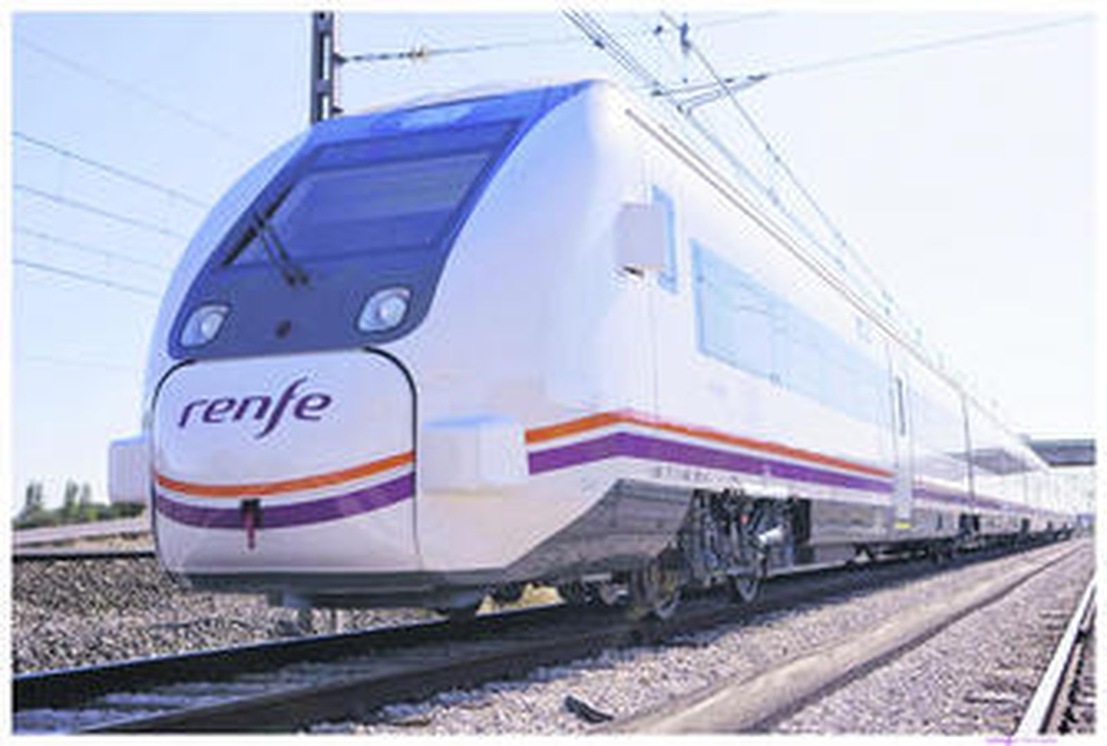 Imagen del nuevo tren S-449, compuesto por cinco vehículos y con una longitud de casi 99 metros.