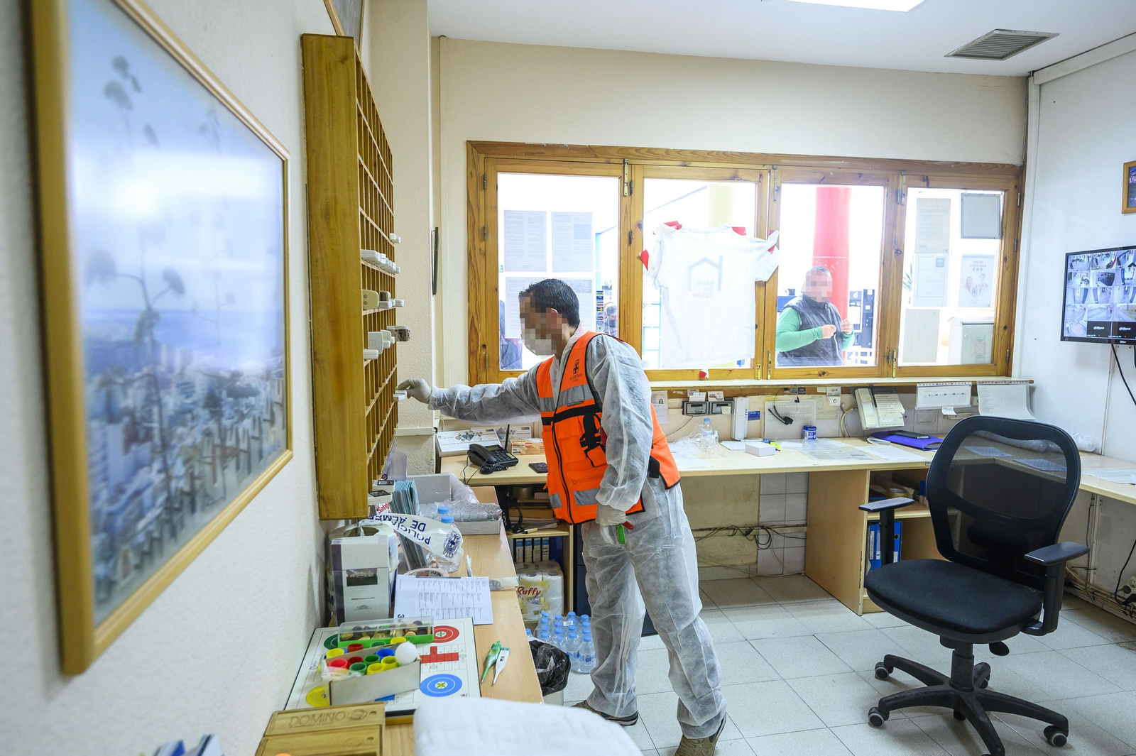 Limpieza en el Albergue