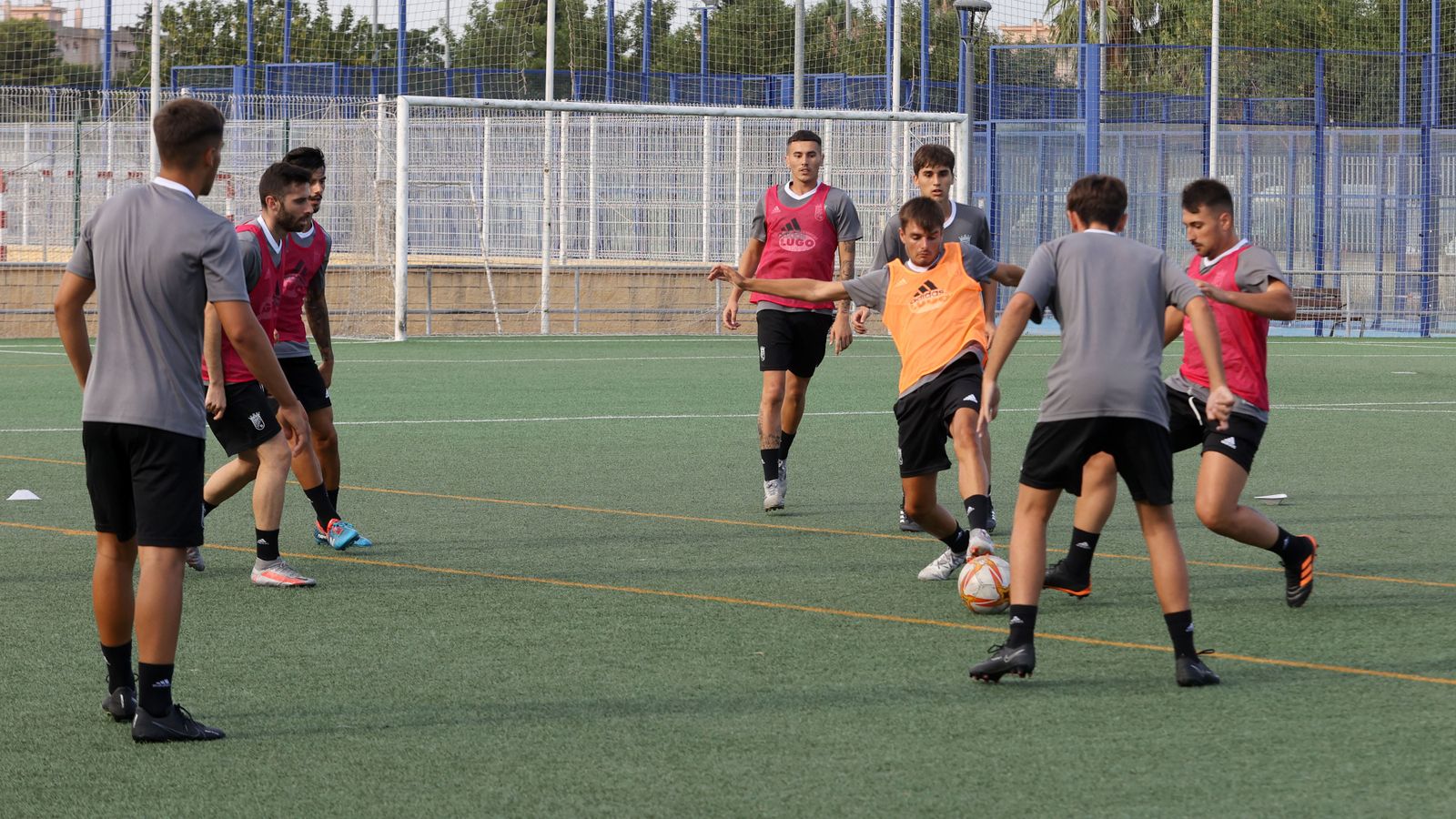 Entrenamiento del Xerez CD en la Granja