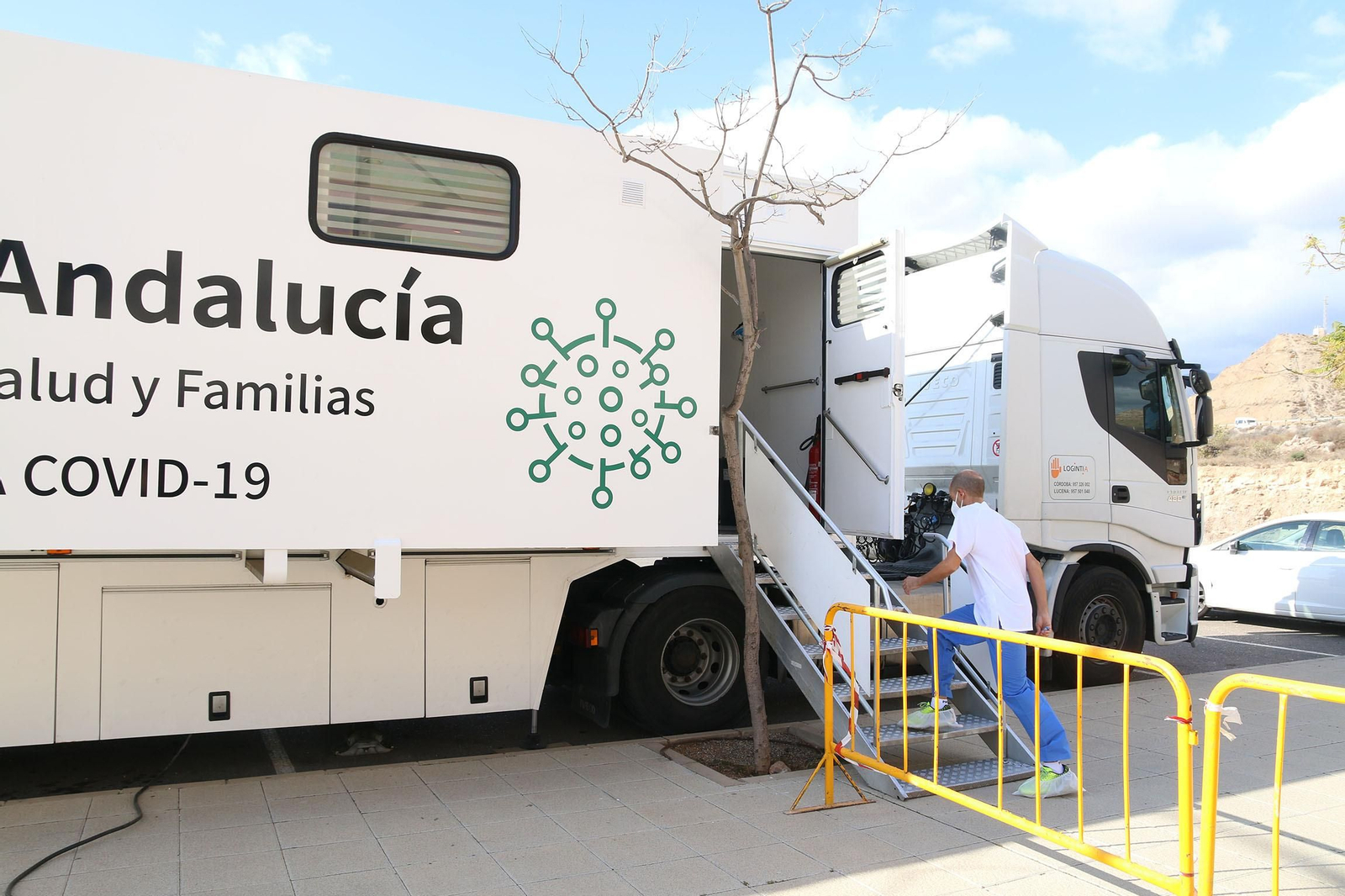 La unidad móvil de la COVID visitará los municipios de Almería.