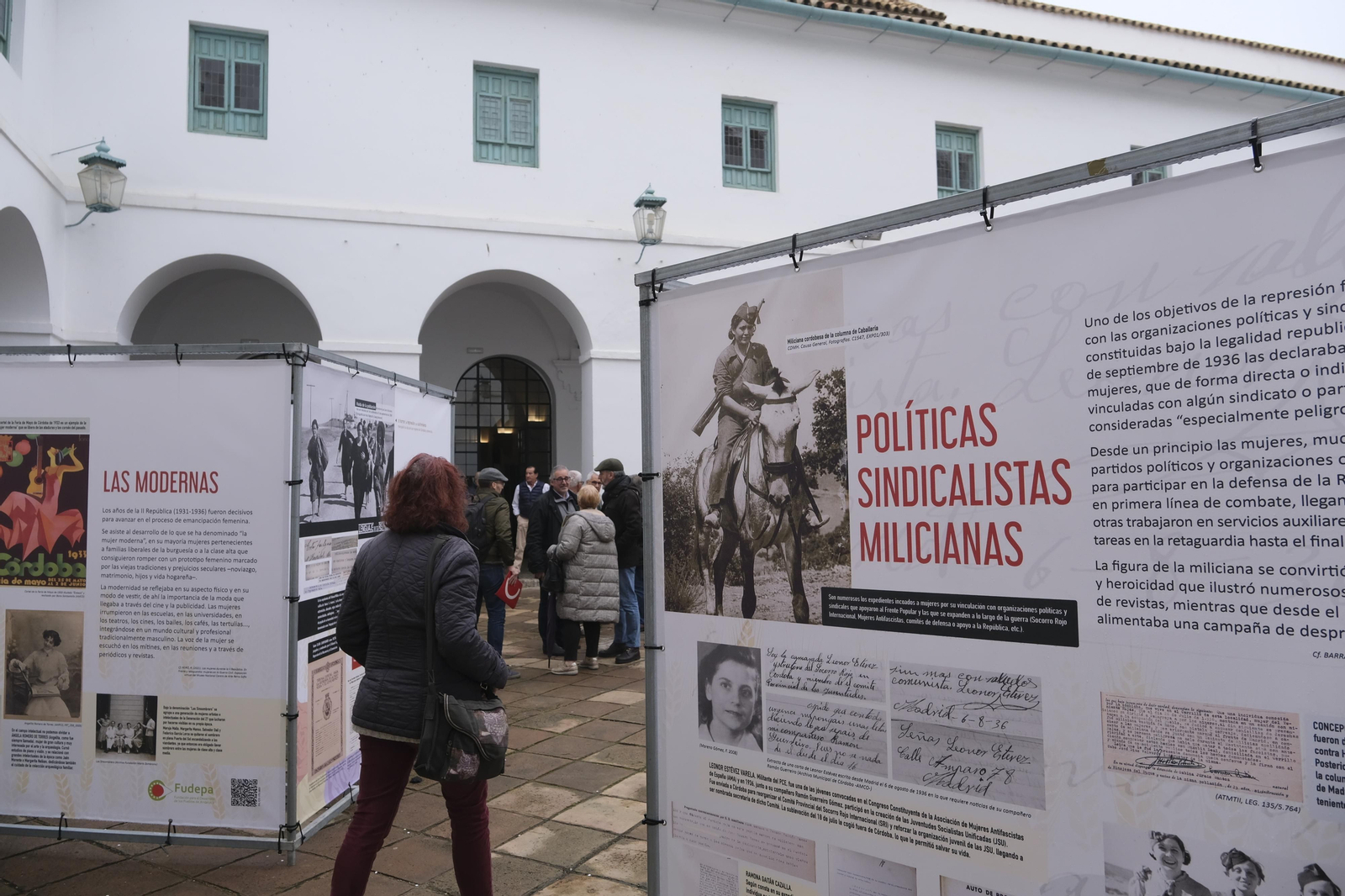 La exposición 'Historia y memoria con nombre de mujer' en imágenes