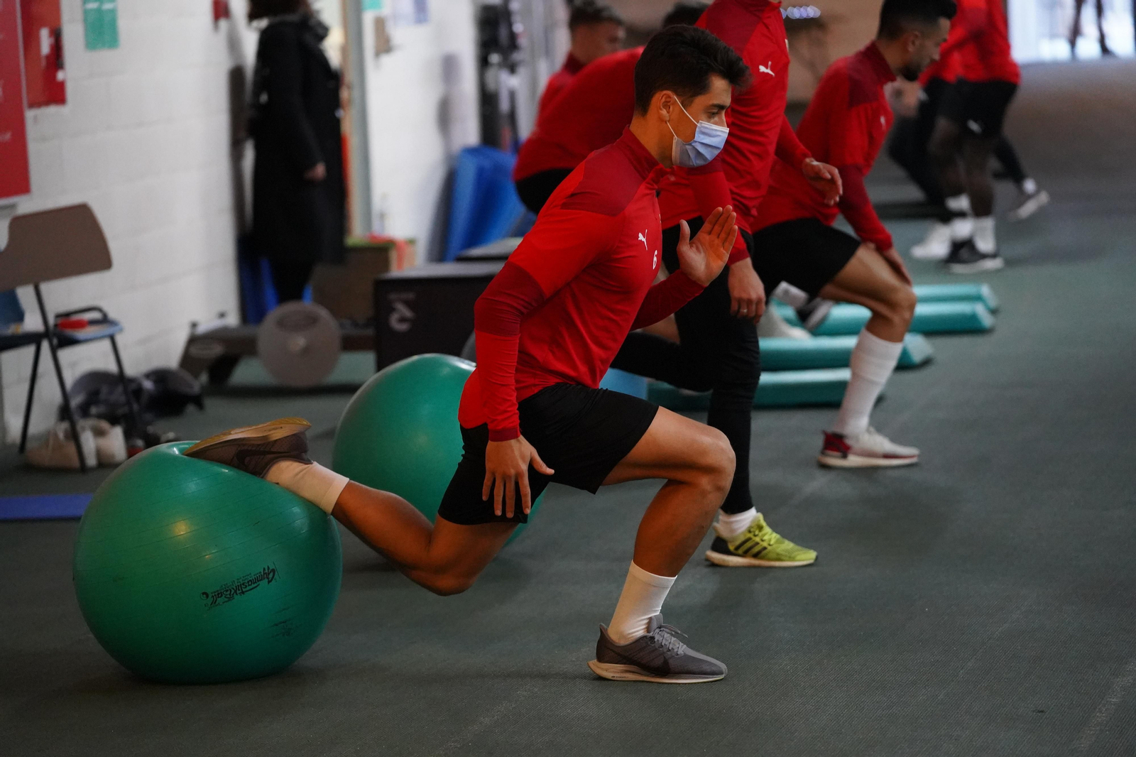Entrenamiento del Almería, jueves 21