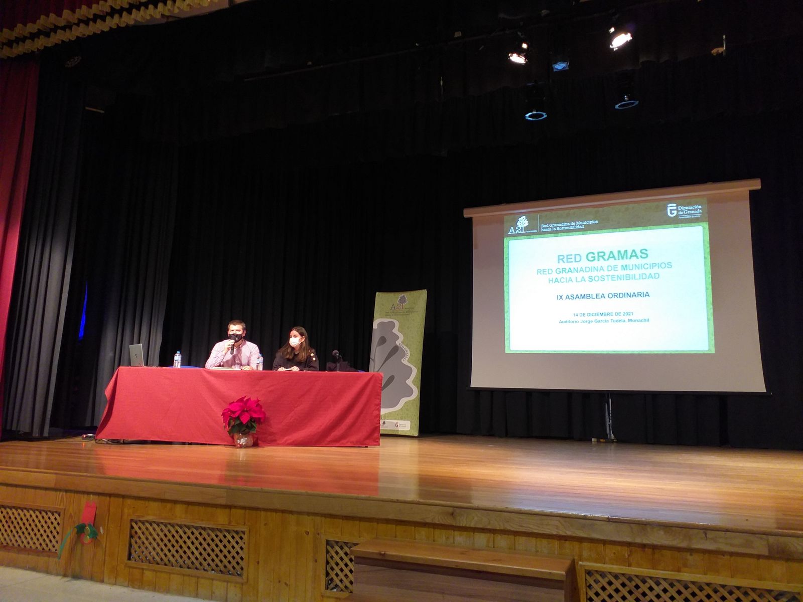 Un momento de la asamblea de la Red GRAMAS.