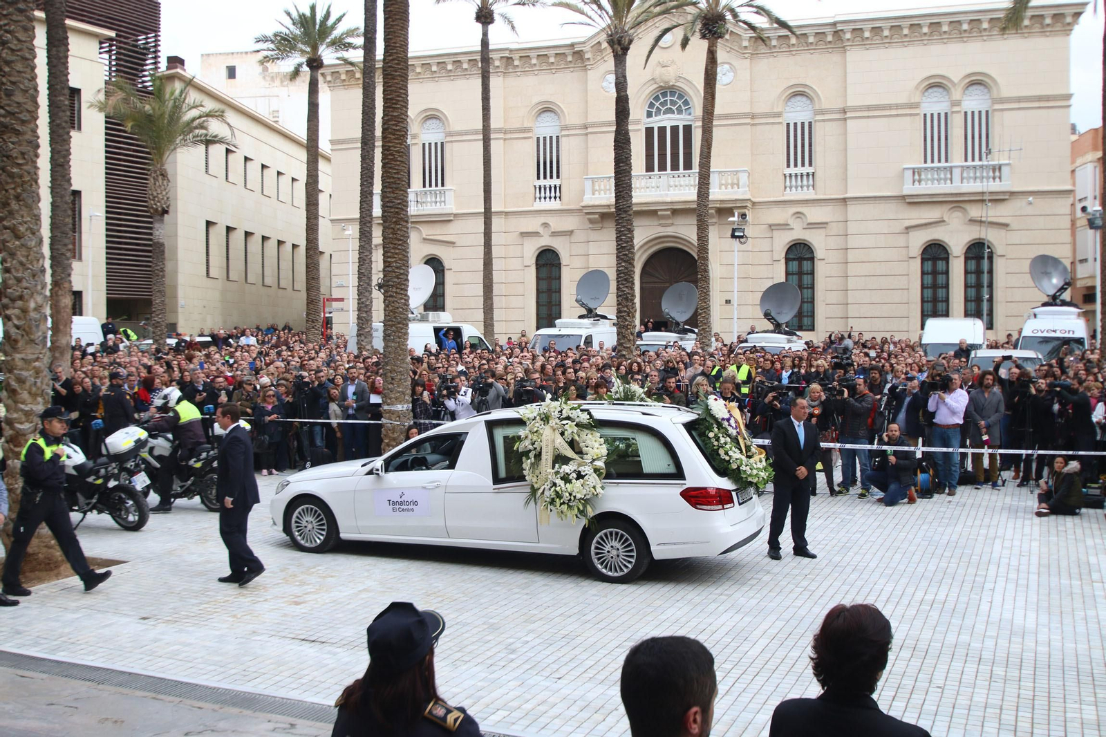 Las imágenes del funeral de Gabriel