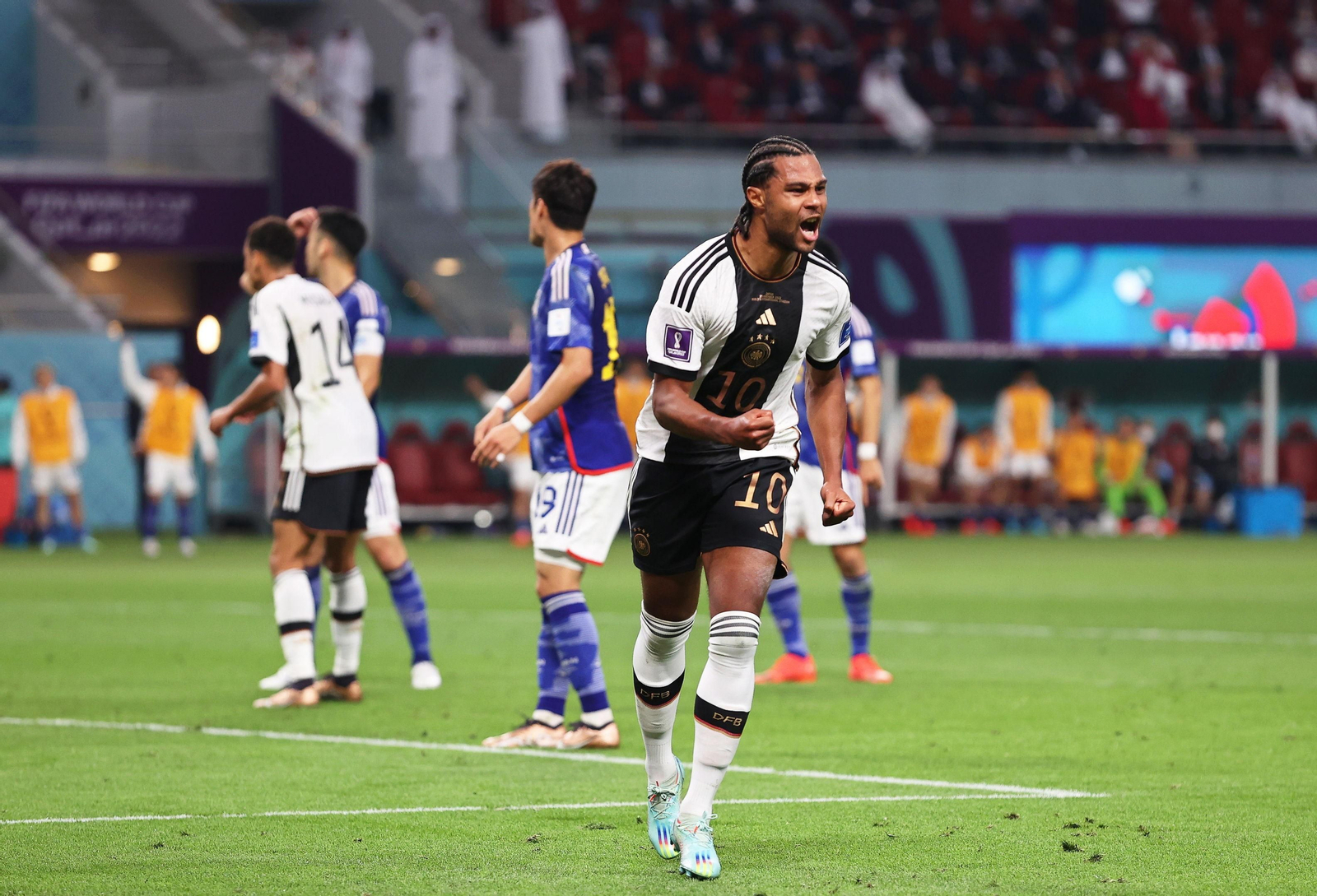 Las imágenes del Alemania - Japón en el Mundial de Qatar