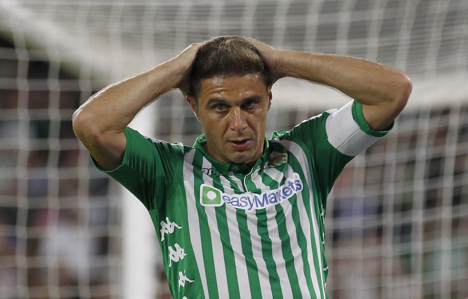Joaquín, en un momento del partido ante el Levante.