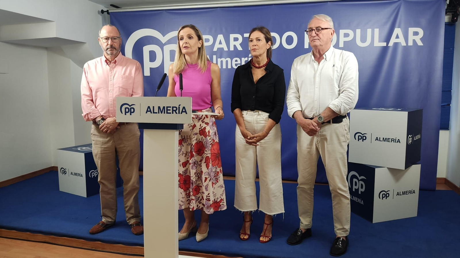 Rueda de prensa de diputadas y senadores del Partido Popular.