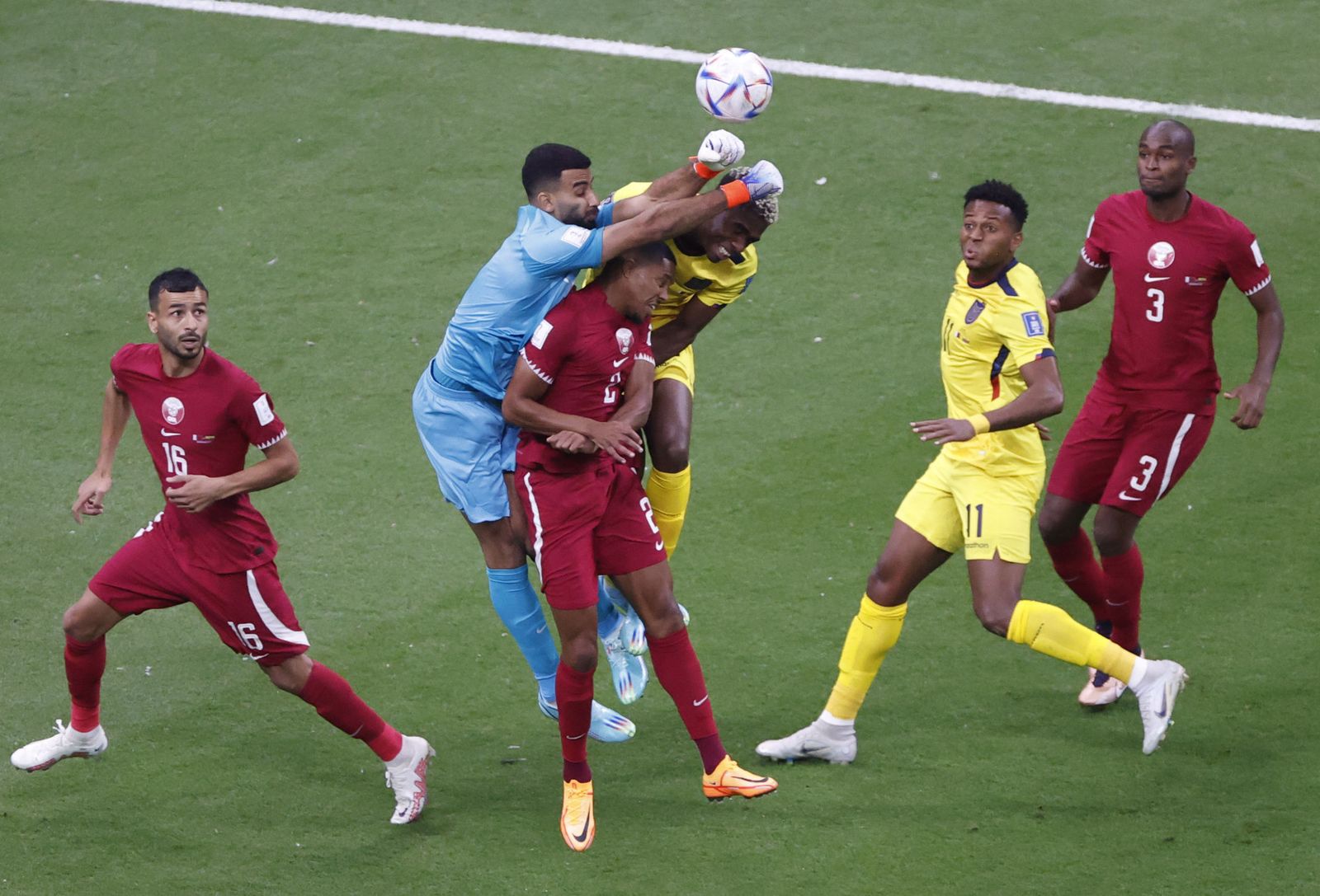 Las imágenes del Qatar - Ecuador, partido inaugural del Mundial 2022