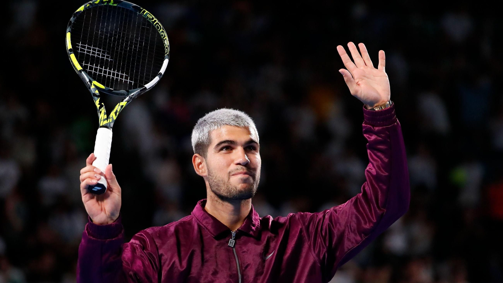 Carlos Alcaraz, tras un partido del Abierto de Tokio 2025