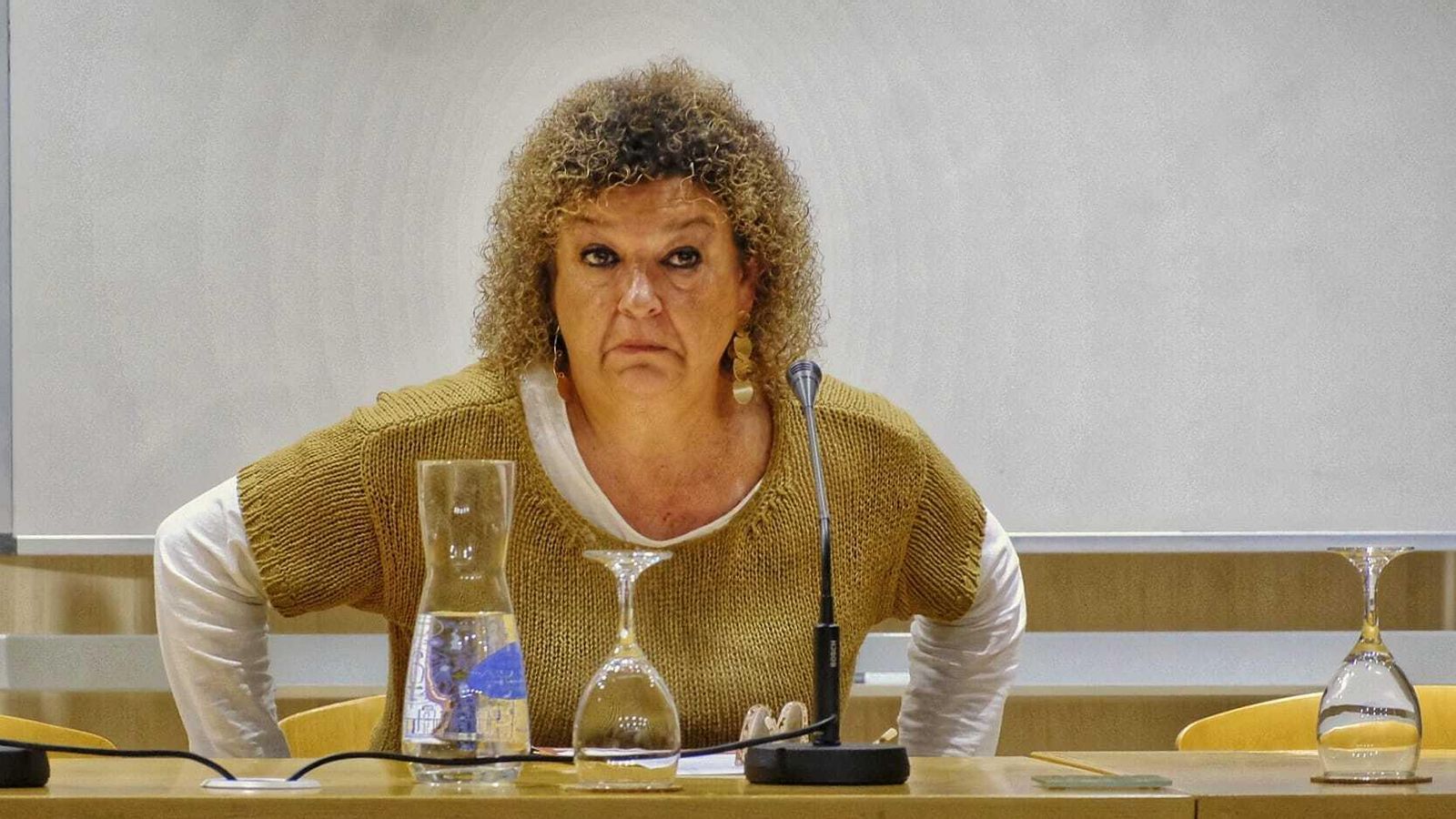 Eva Tubío, en un momento de la presentación del estudio