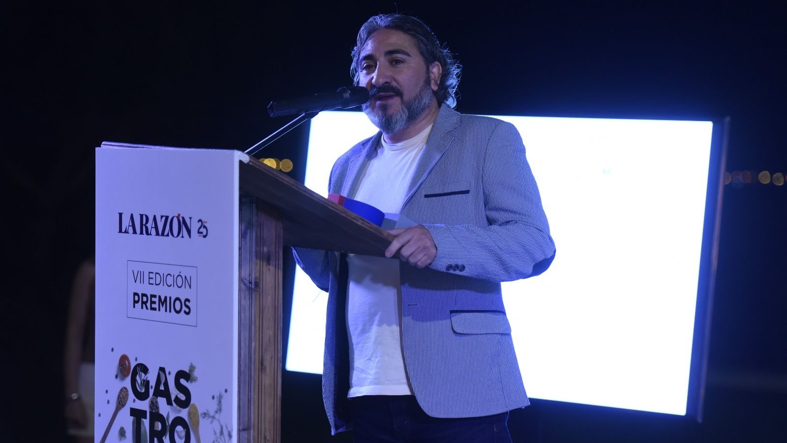 Tony García, en su discurso.