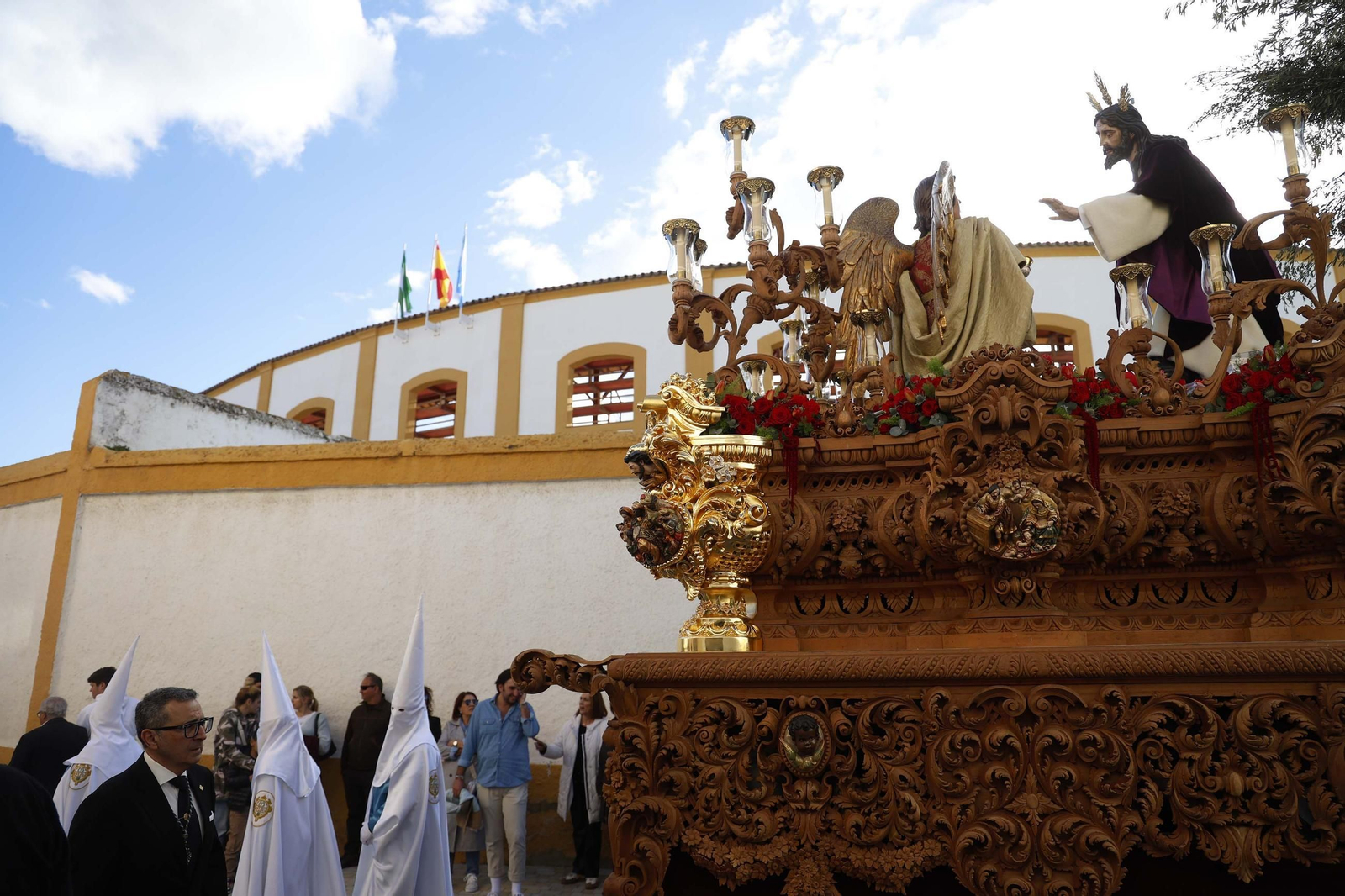 Fotos del Miércoles Santo en La Línea Oración en el Huerto, Abandono y Medinaceli