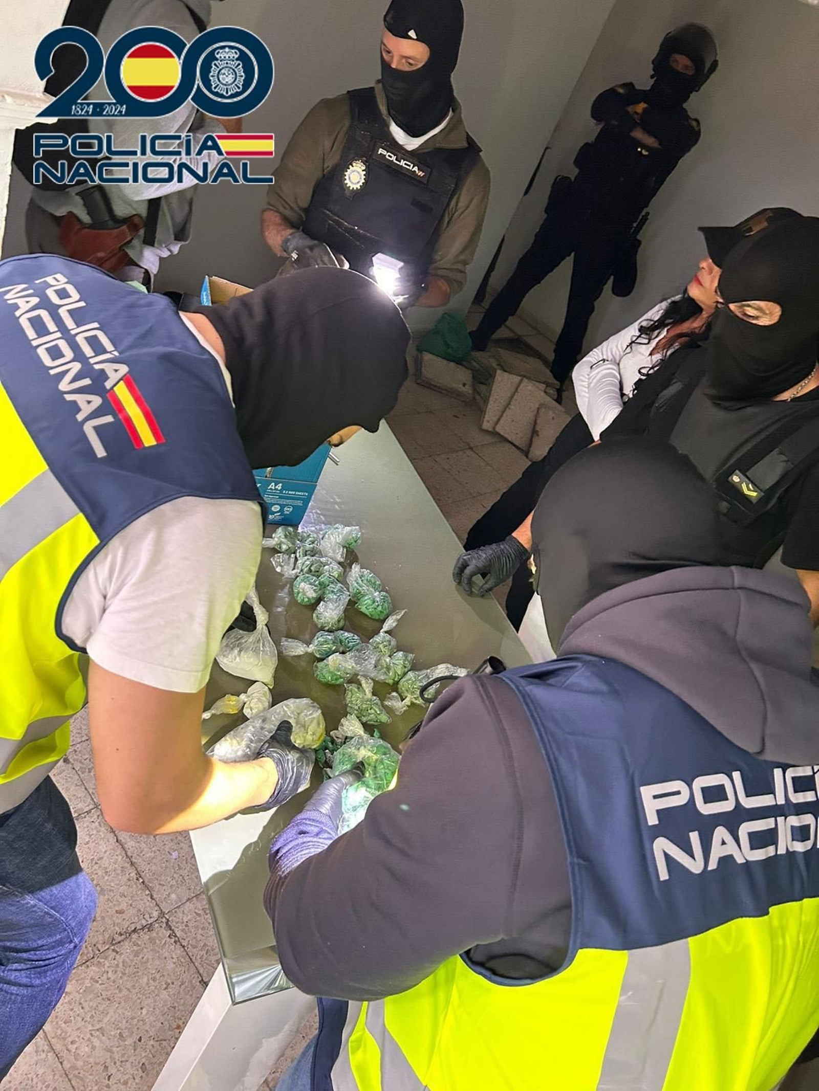 Imagen de la operación Escaleritas IV de la Policía Nacional en Jerez Imagen de la operación Escaleritas IV de la Policía Nacional en Jerez