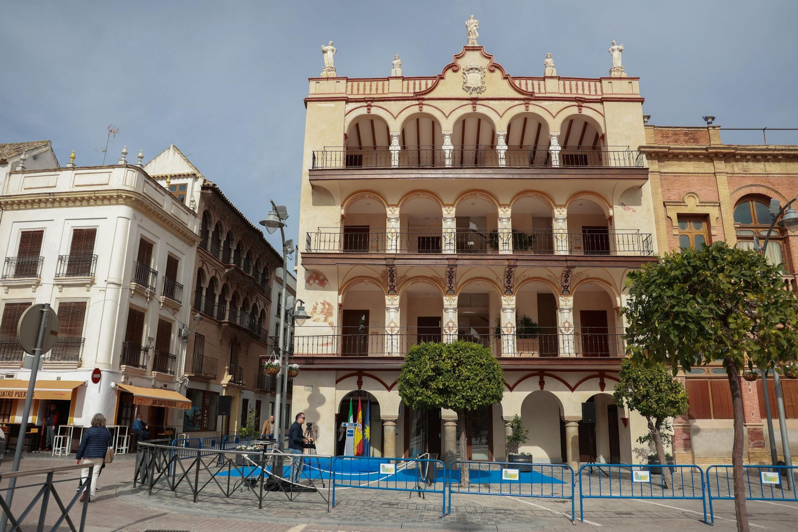 La Casa-Palacio de los Marqueses de Peñaflor, en Écija, tras su reciente restauración.