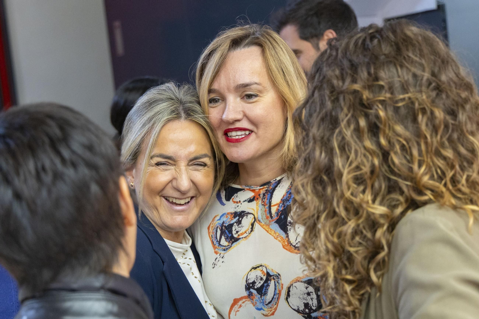 La ministra y portavoz del Gobierno, Pilar Alegría, en la reunión del Comité Ejecutivo Federal del PSOE.