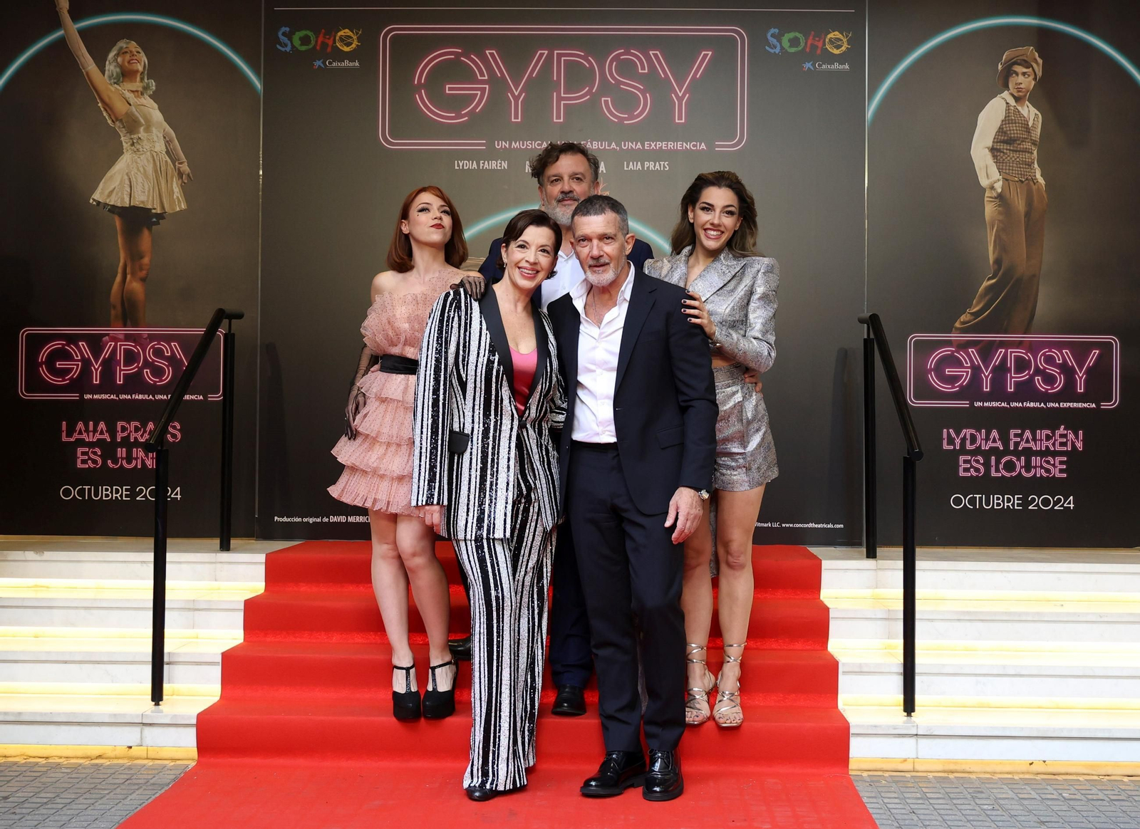Las fotos de la alfombra roja de 'Gypsy', el nuevo musical de Antonio Banderas en Málaga