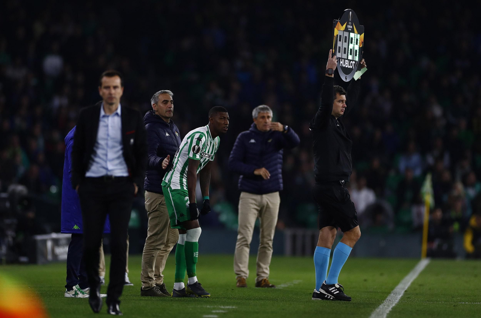 Las imágenes del Betis-Rennes