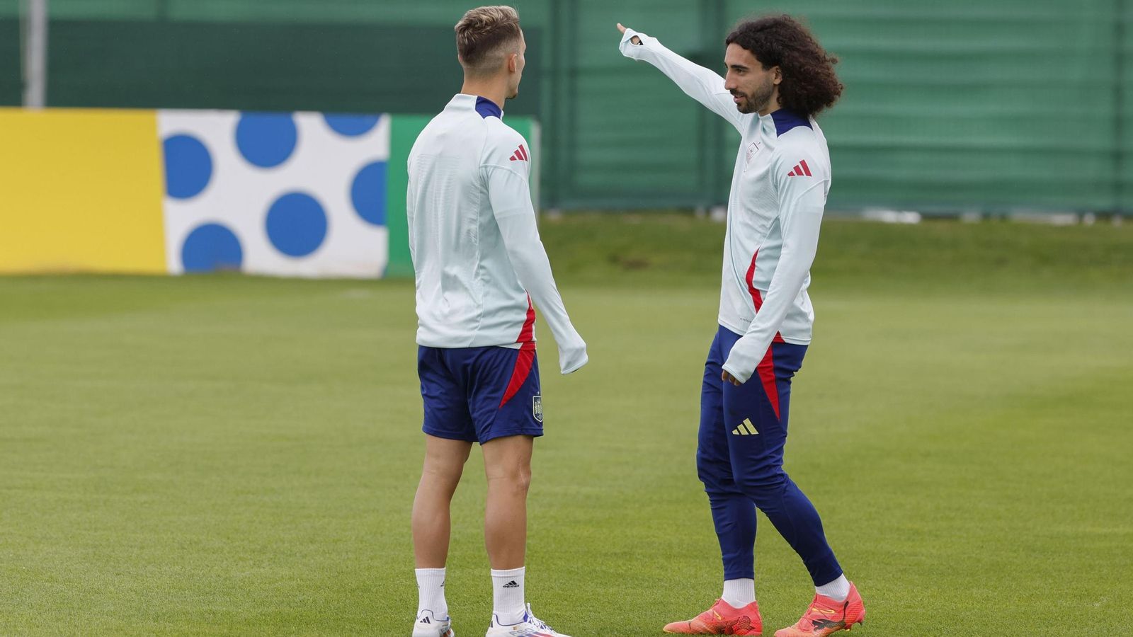 Las fotos de España antes del partido contra Alemania