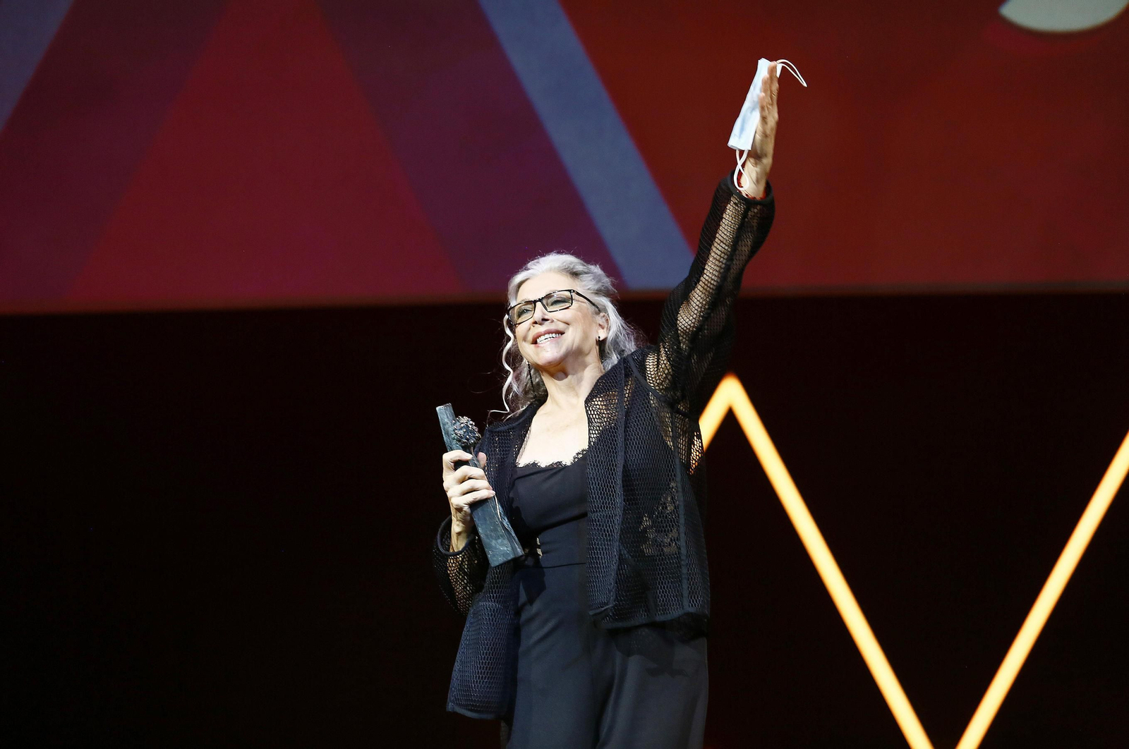 La actriz Kiti Mánver, en la gala de clausura de la pasada edición del Festival de Málaga.