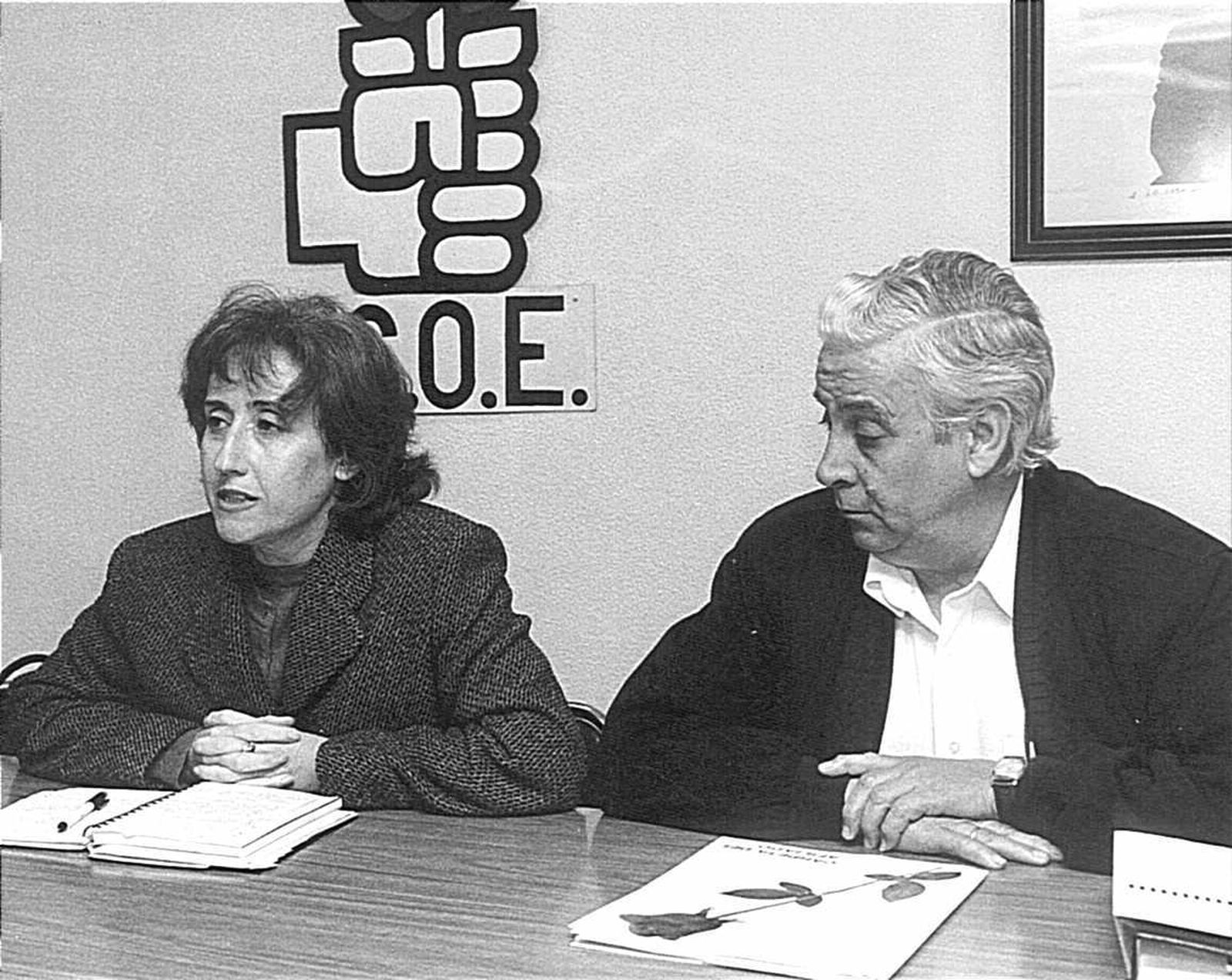 Luis de Celis, en la Casa del Pueblo de San Fernando, en una imagen de 1997.