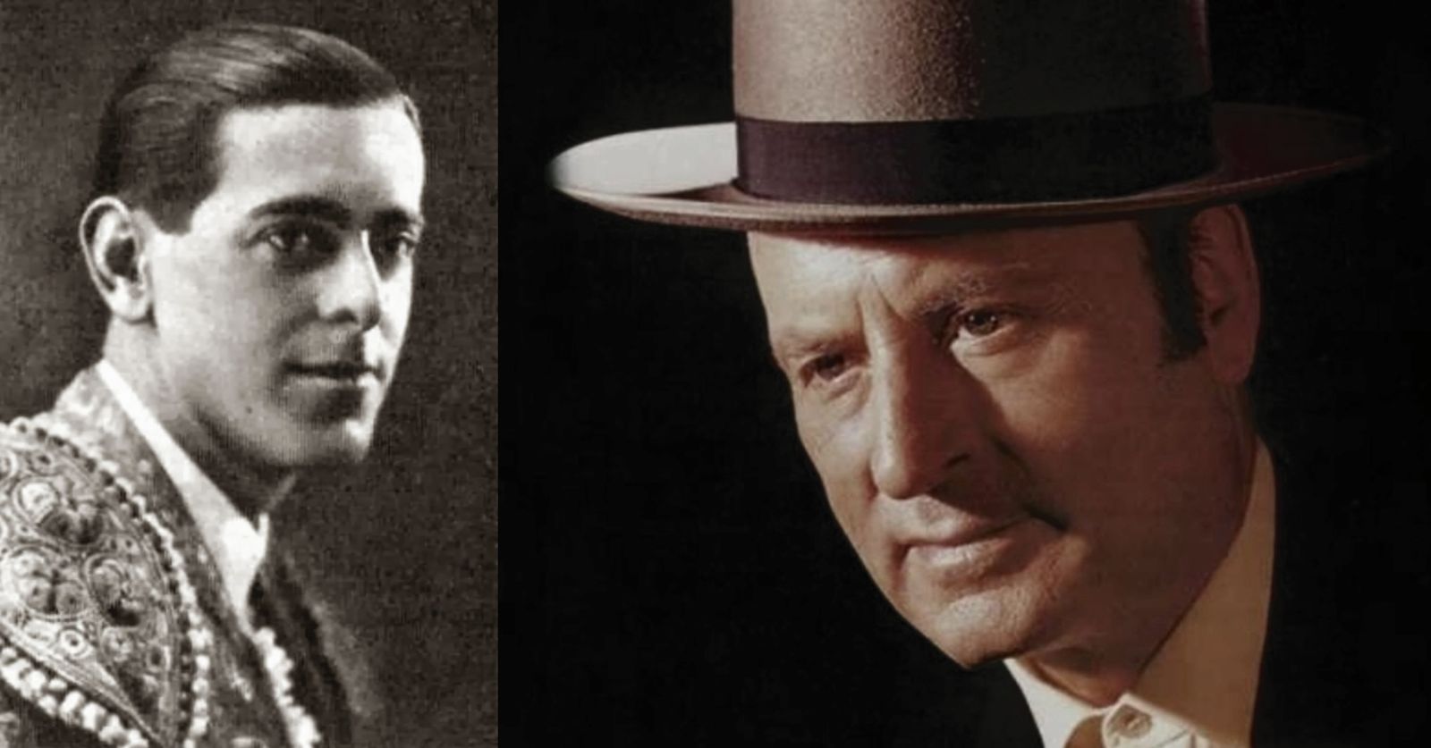 El torero Ventura Núñez ‘Venturita’ y el cantaor Angelillo.