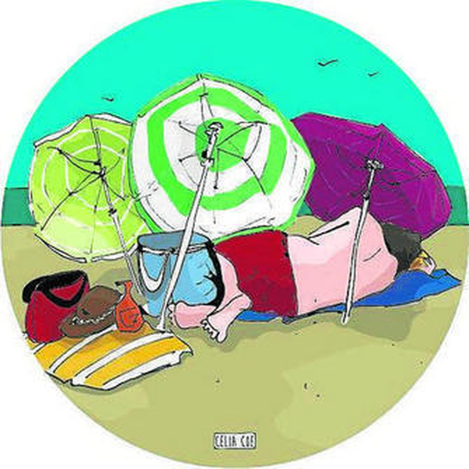 Arte a través de la mirilla de un catalejo