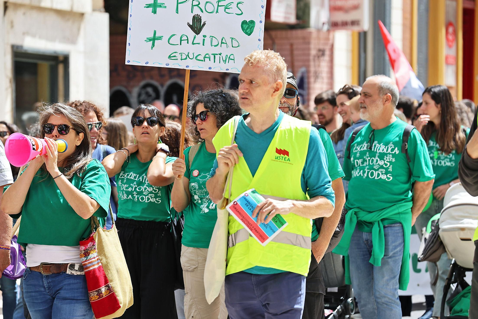 Imágenes de la manifestación en defensa de la educación pública