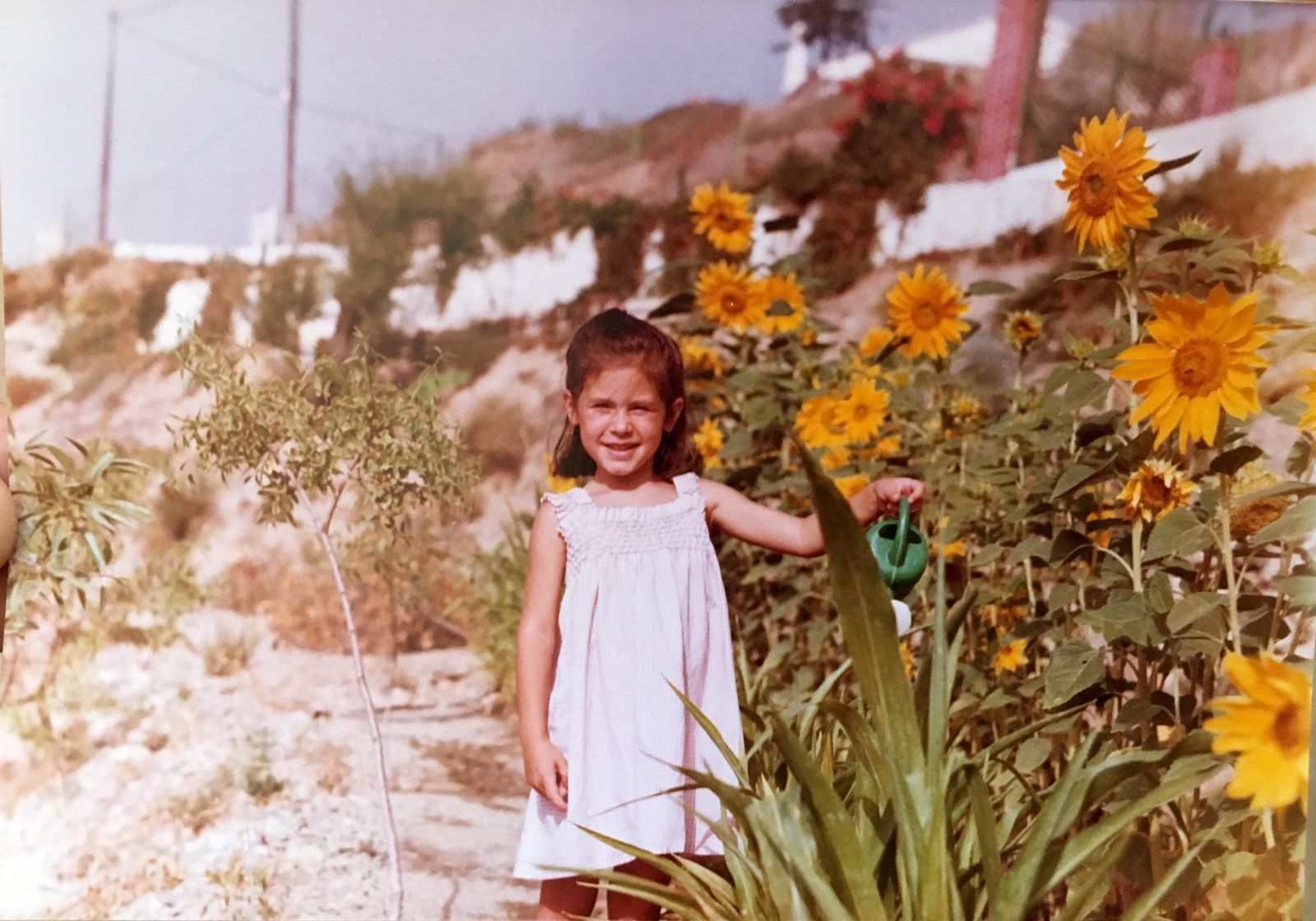 Lara Bello en La Alpujarra.