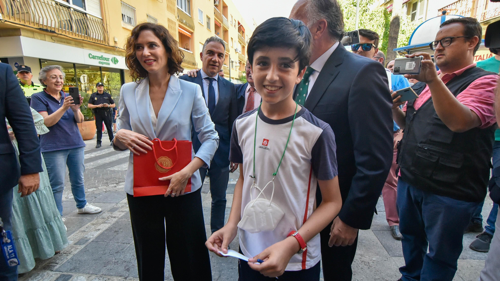Fotos de Isabel Díaz Ayuso en Algeciras