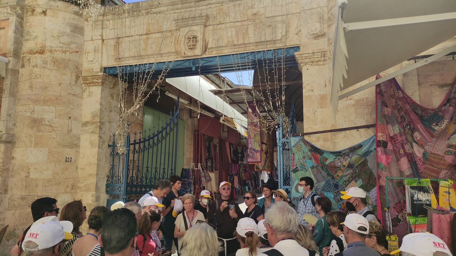 Uno de los puntos de peregrinación a lo largo de la vía dolorosa.