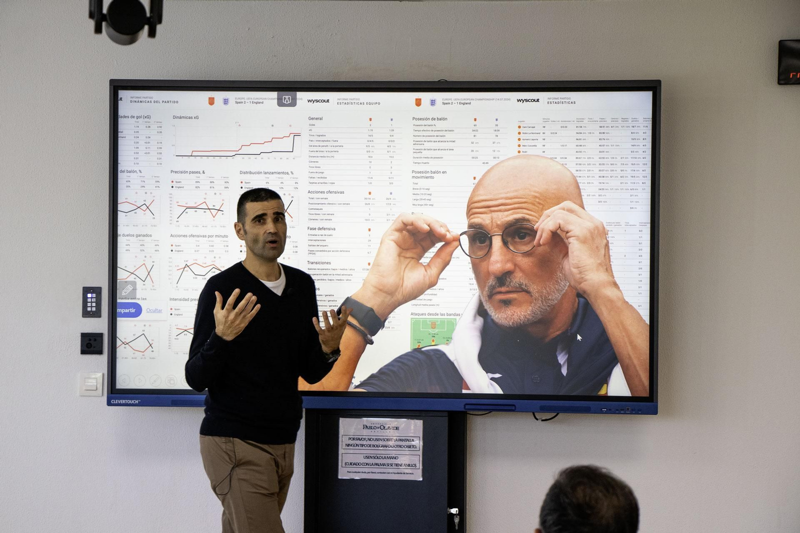 Raúl Peláz, jefe de análisis del F.C. Barcelona.