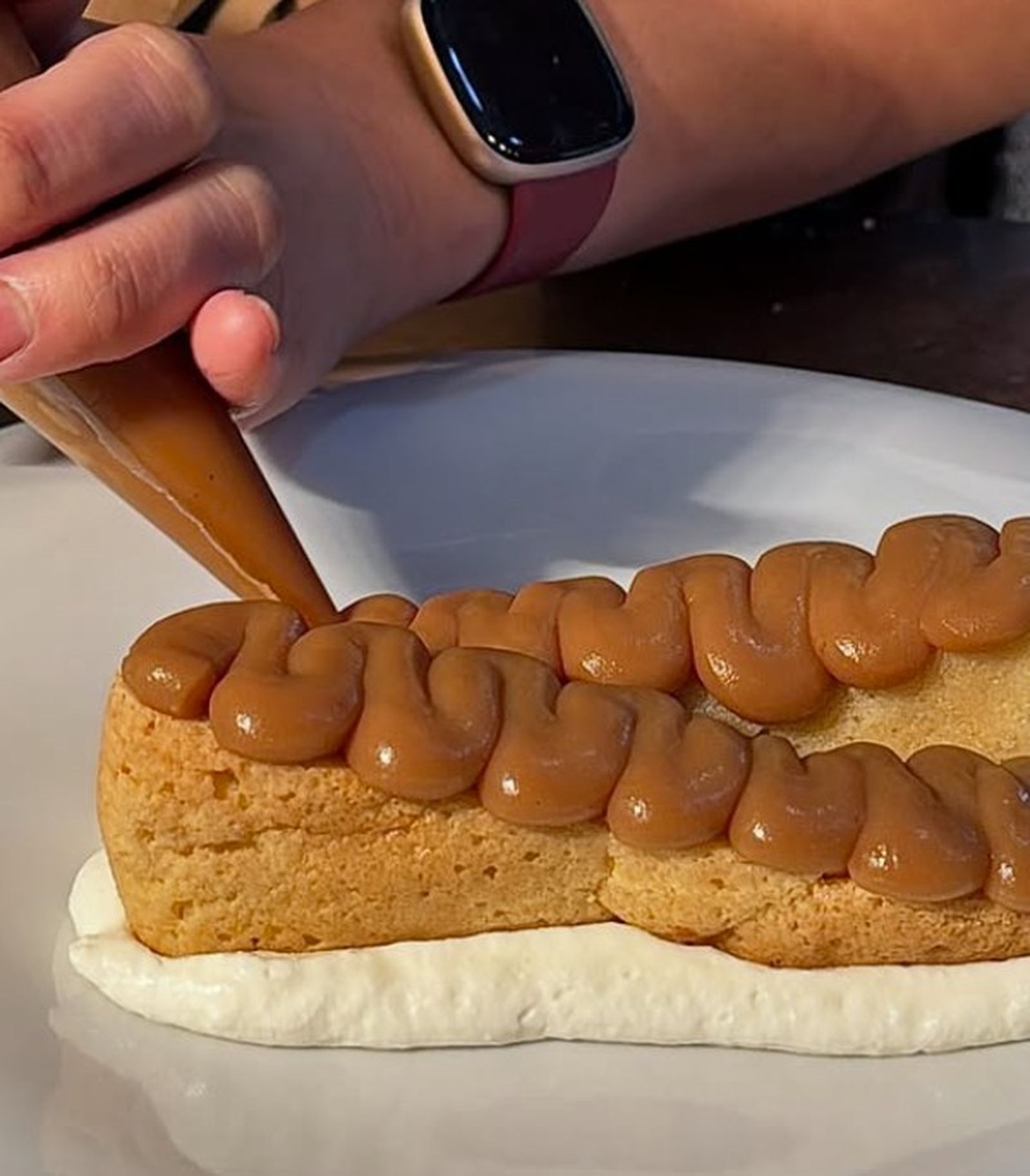 Postre del restaurante Kammala, en Rota.