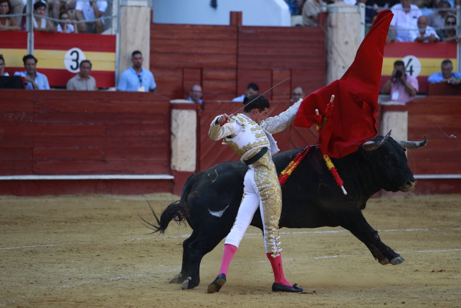 Imágenes de la corrida de toros del jueves en la Feria de Almería 2024