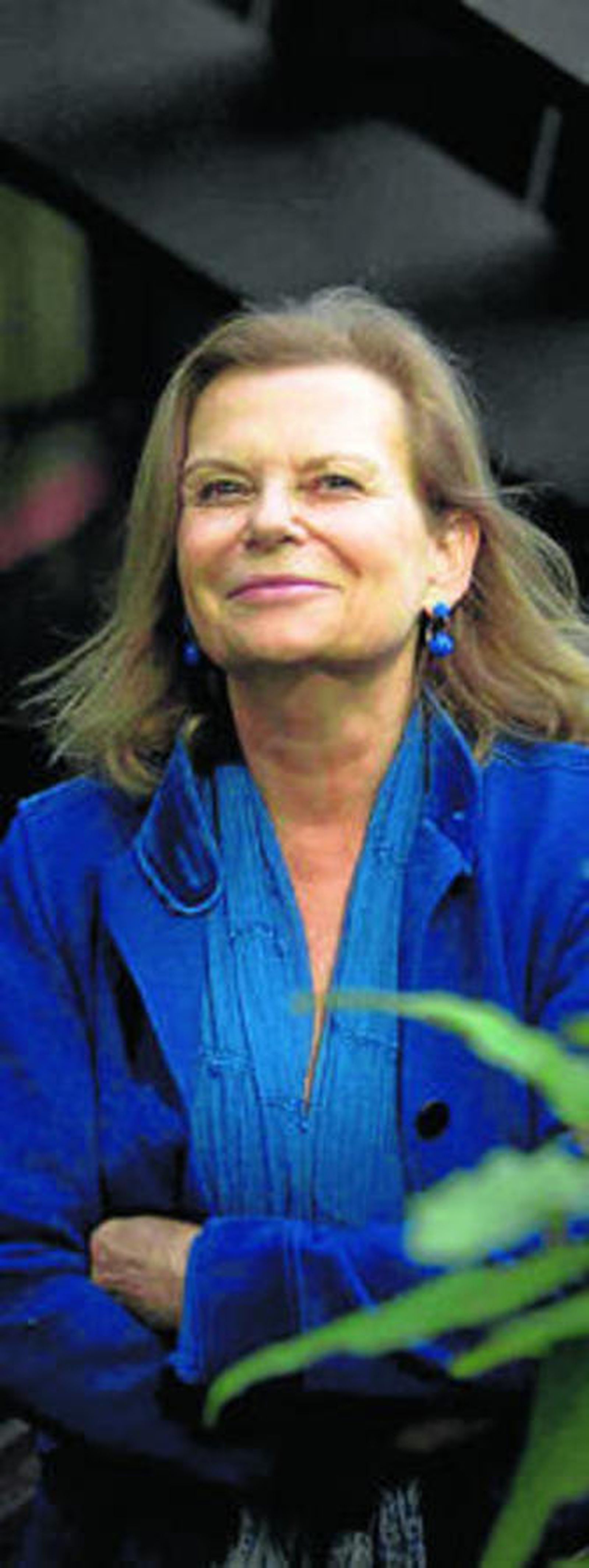 Carme Riera, antes de  la rueda de prensa tras la concesión del Nacional de las Letras.