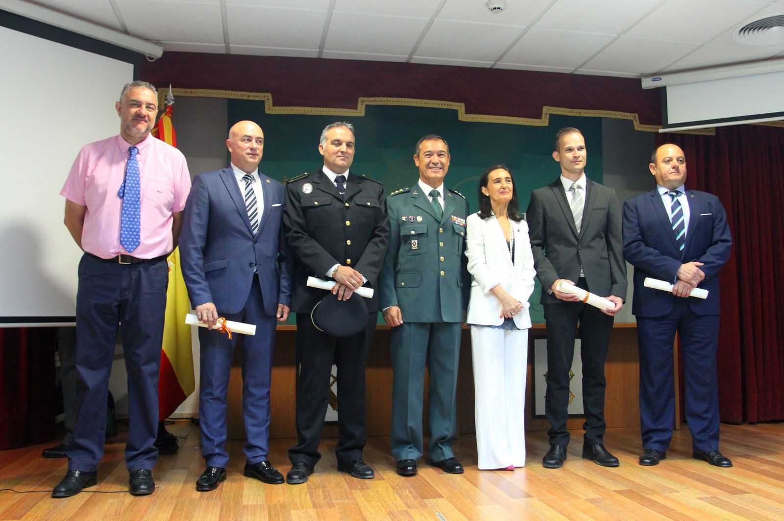 Imágenes del acto de celebración del 173 aniversario de la fundación de la Guardia Civil.