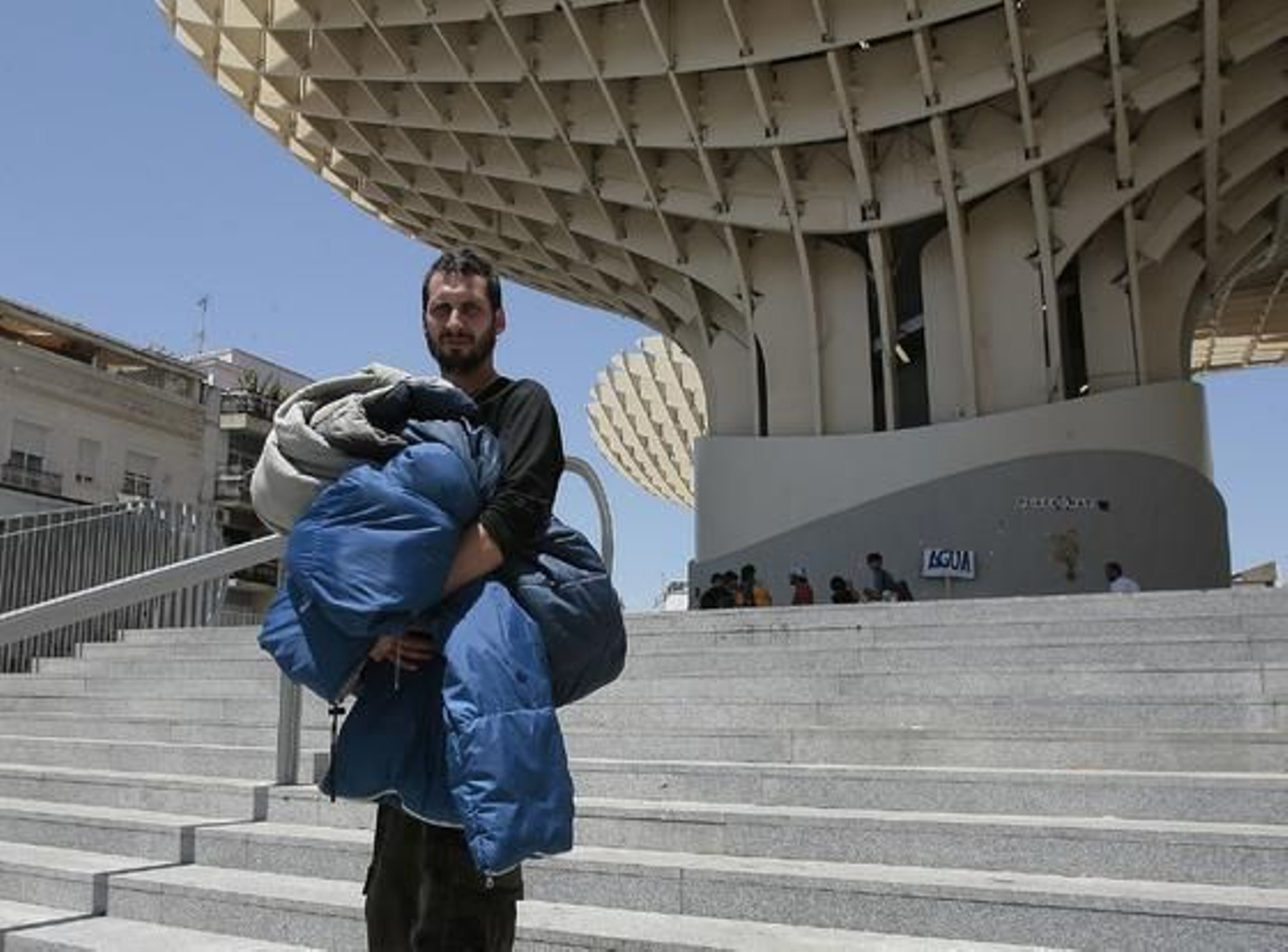 Desalojo en las 'setas'
